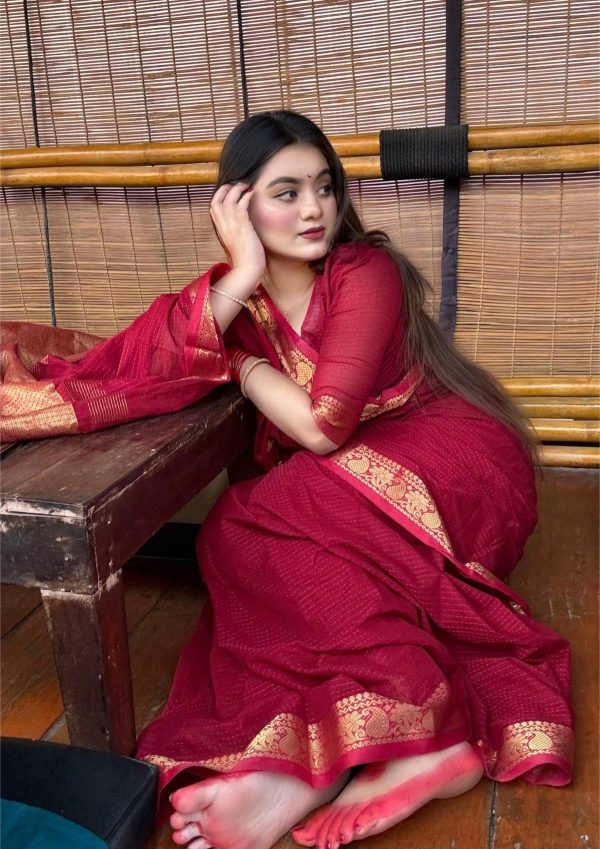 অরিজিনাল কটন শাড়ী (Original Cotton Sharee) - Image 6