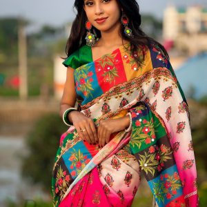 মসলিন সিল্ক ডলার শাড়ি (Dollar Sharee)