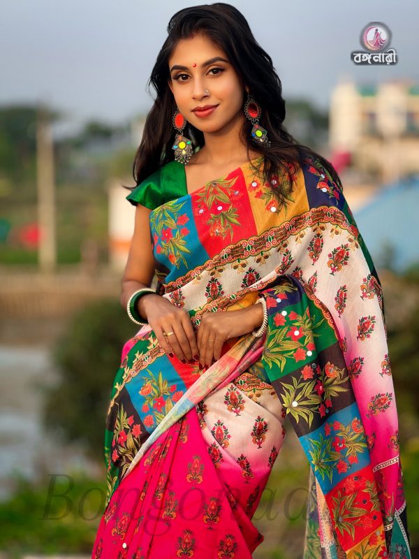 মসলিন সিল্ক ডলার শাড়ি (Dollar Sharee)