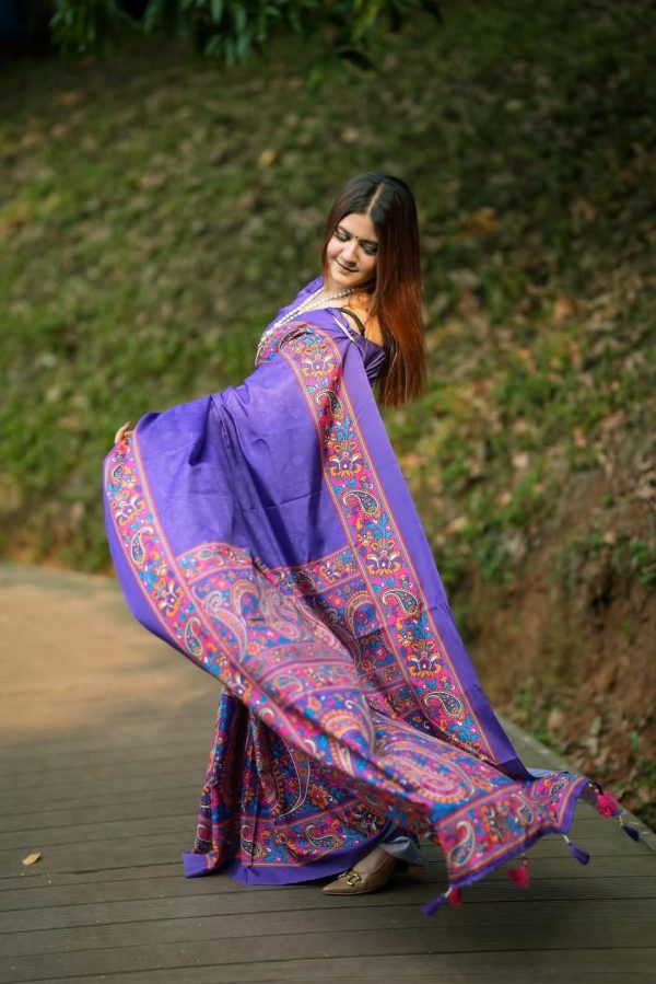 মসলিন সিল্ক শাড়ি (Dollar Sharee) - Image 4